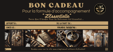 Bon cadeau "L'Essentielle" Valeur 80 euros